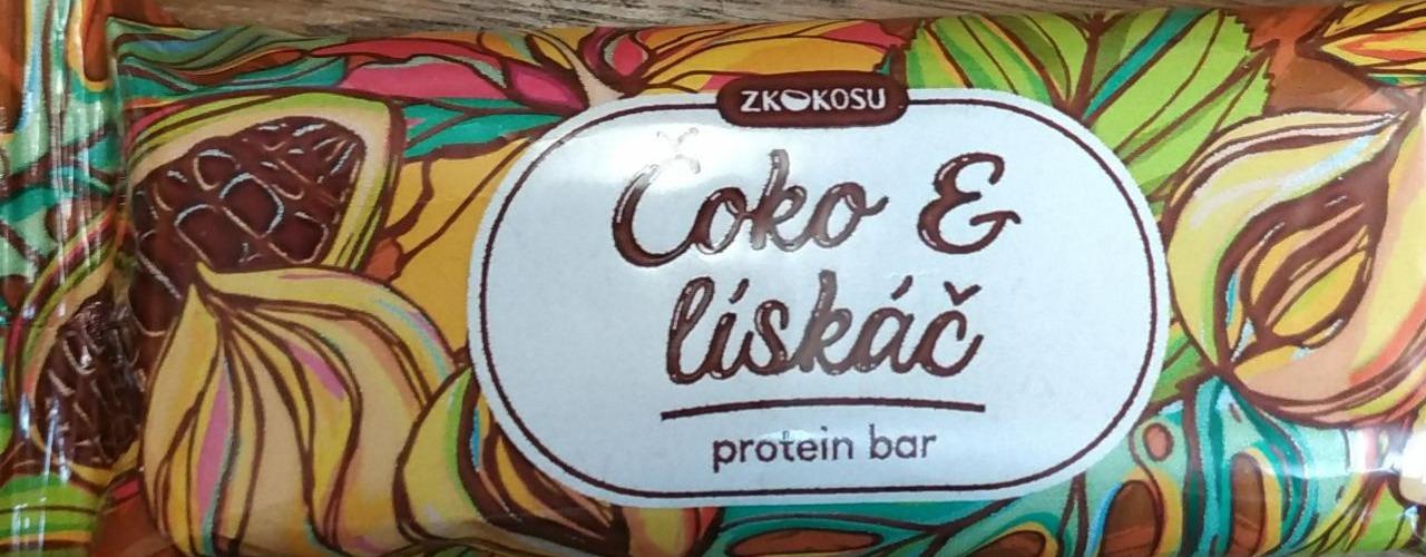 Fotografie - Čoko & lískáč protein bar zKokosu