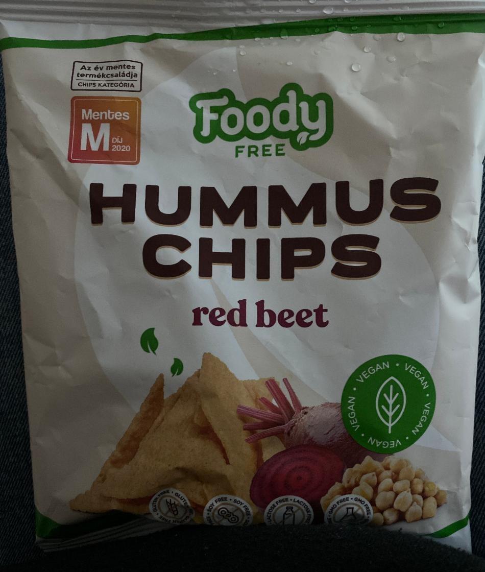 Fotografie - Hummus Chips red beet Foody Free