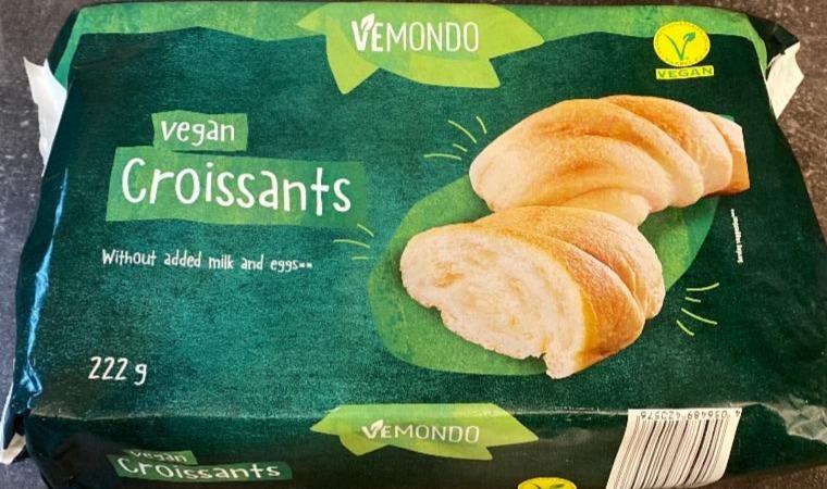 Vemondo vegan croissants kJ hodnoty a nutriční - kalorie