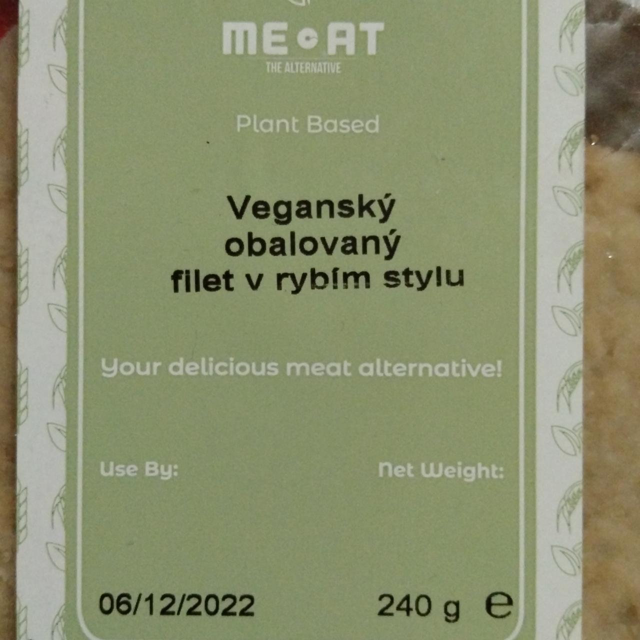Fotografie - Veganský obalovaný filet v rybím stylu Meat