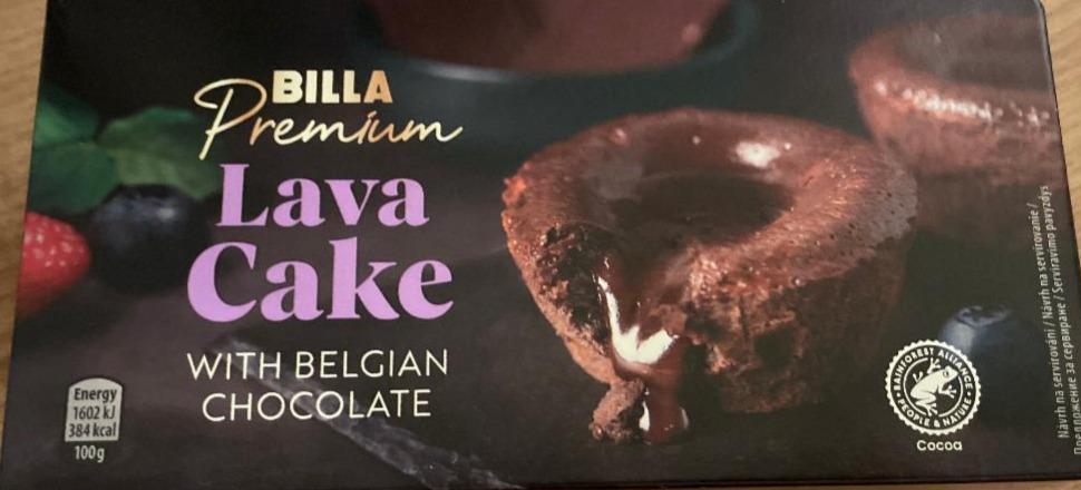 Fotografie - Lava cake with Belgian Chocolate Billa Premium
