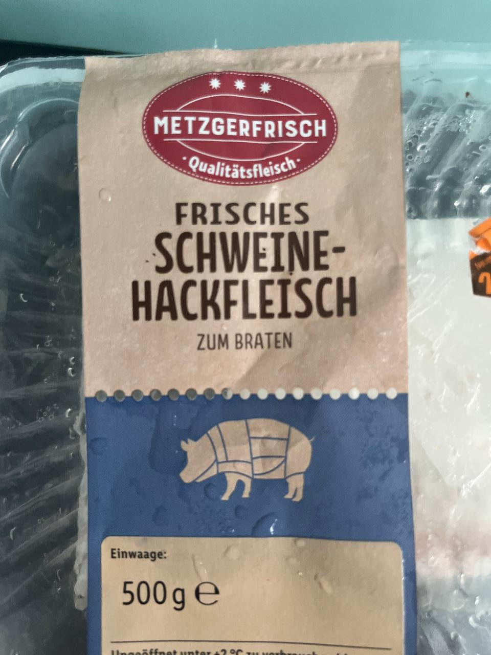 Fotografie - Frisches Schweinehackfleisch zum braten Metzgerfrisch