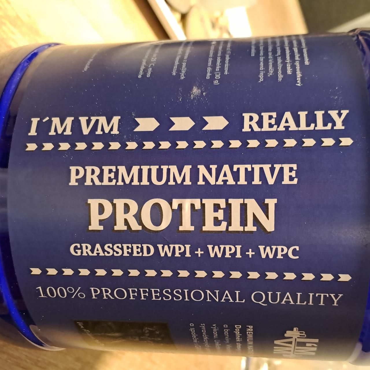 Fotografie - Premium native protein I'M VM