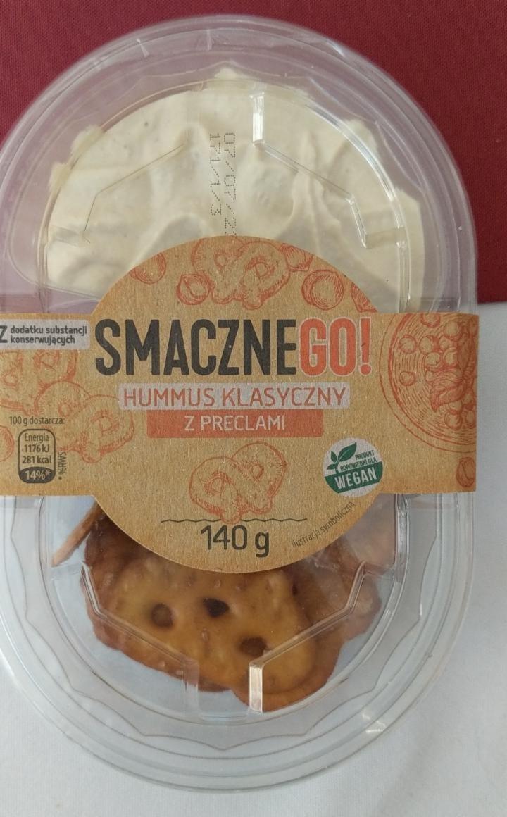 Fotografie - Hummus klasyczny z preclami SmaczneGo!