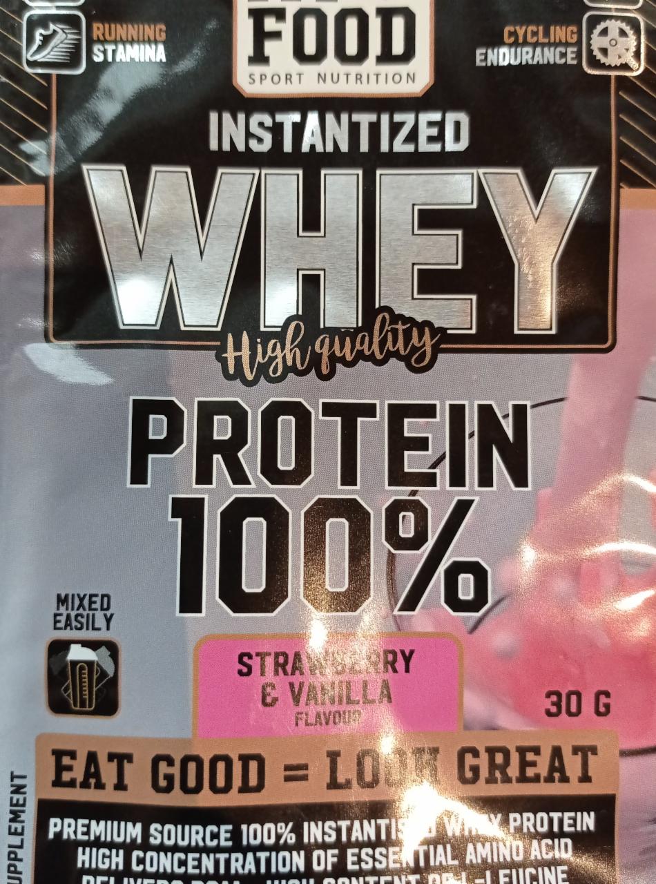 Fotografie - Whey Protein 100% Strawberry & Vanilla MyLovedFood