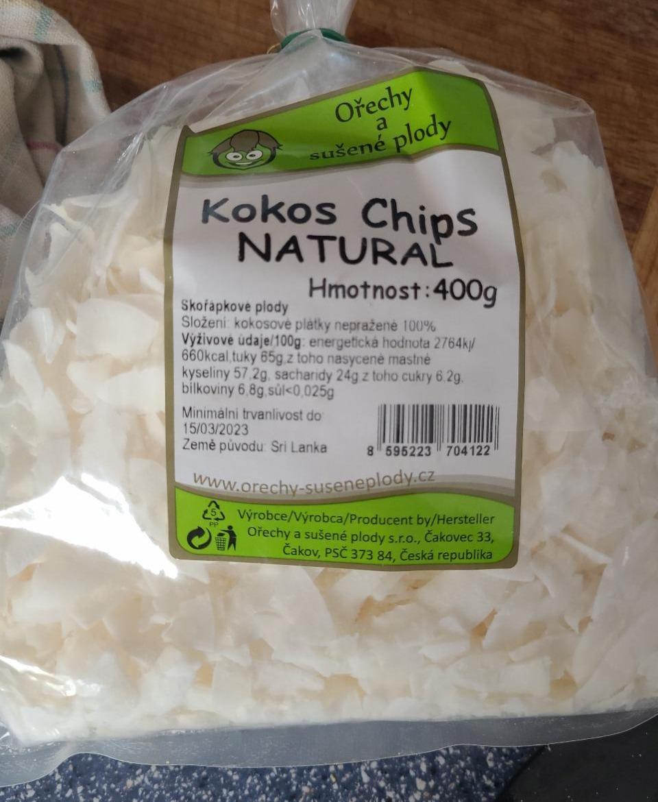 Fotografie - Kokos Chips Natural Ořechy a sušené plody