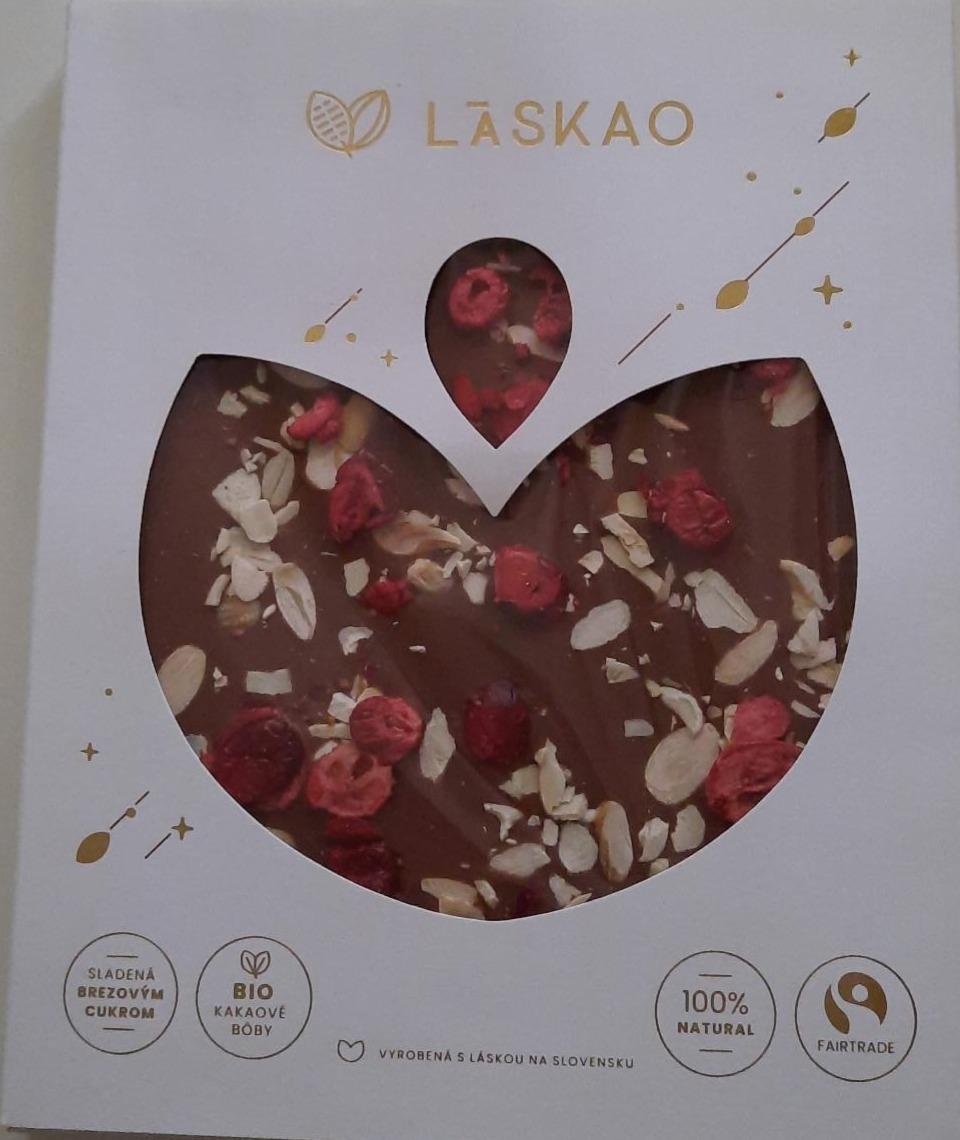 Fotografie - Laskao Mléčná čokoláda s posypem Fairtrade