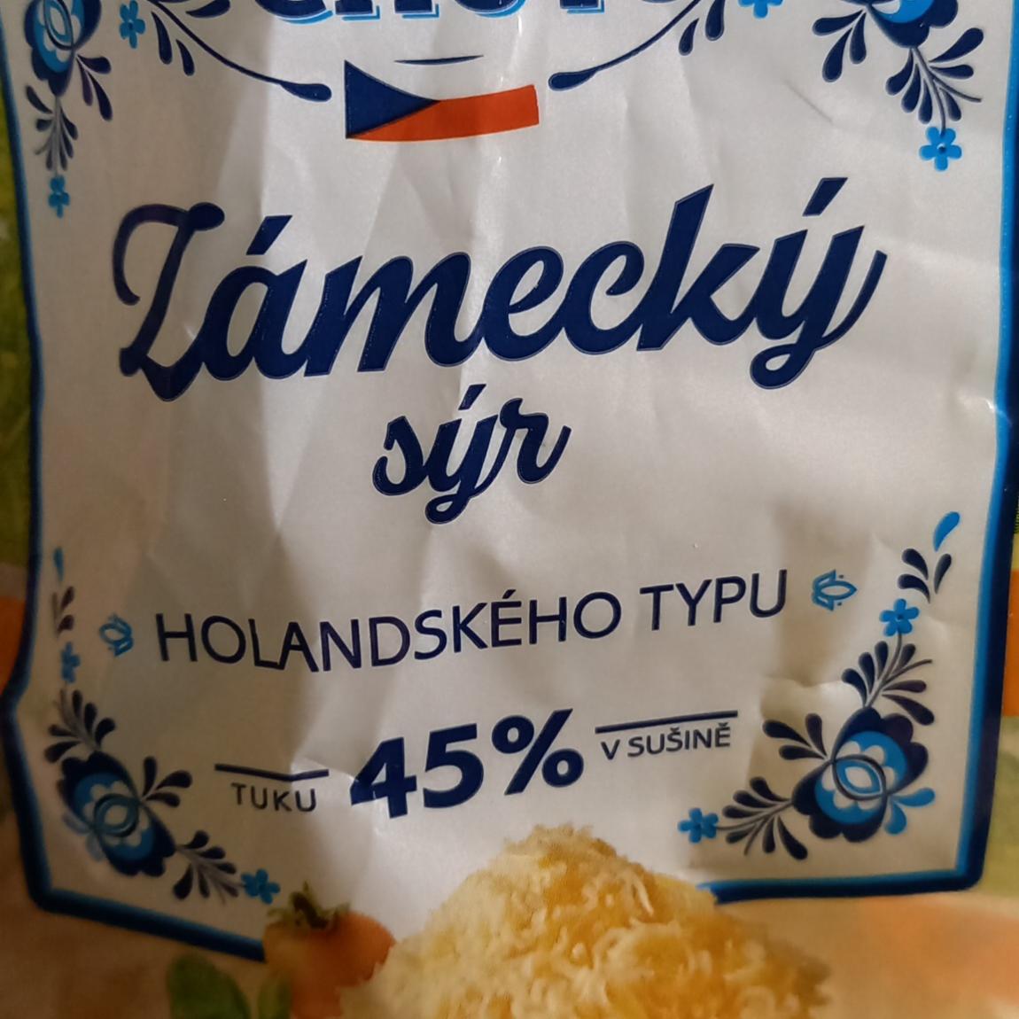 Fotografie - Zámecký sýr holandského typu 45%