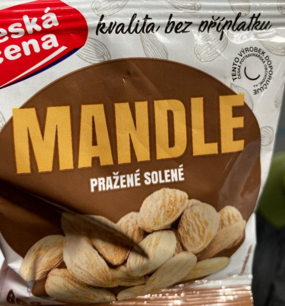 Fotografie - Mandle pražené solené Česká cena