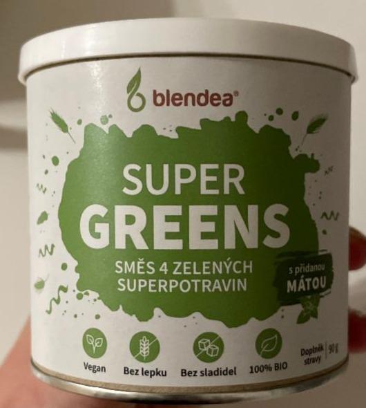 Fotografie - Super Greens s přidanou mátou Blendea