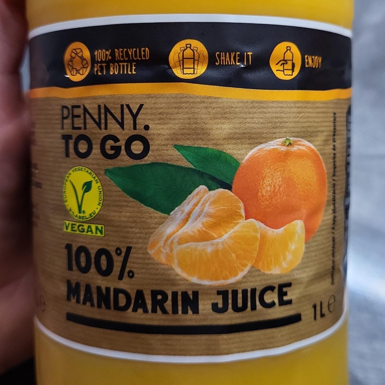 Fotografie - 100% Mandarin juice Penny. to go