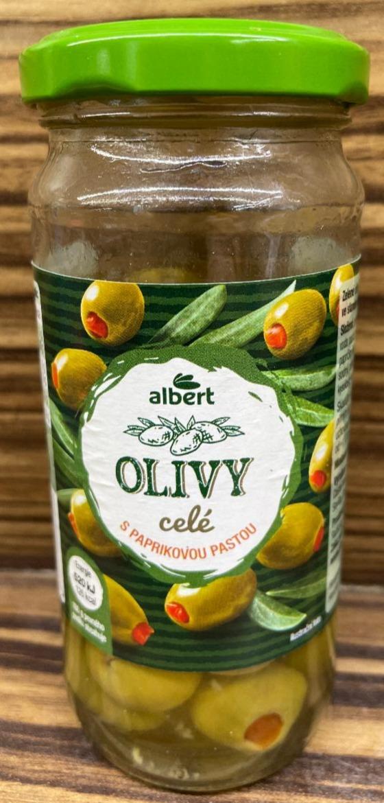 Fotografie - Olivy celé s paprikovou pastou Albert