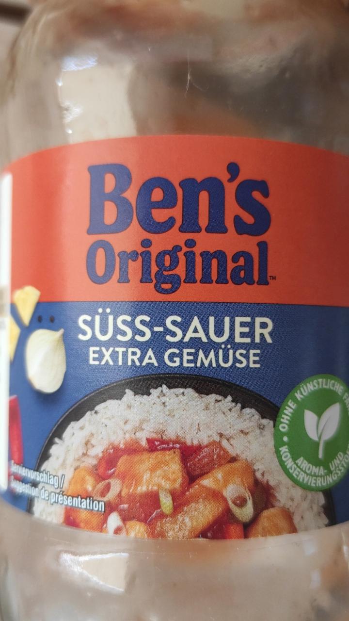 Fotografie - süss-sauer extra Gemüse Sauce Ben's Orginal
