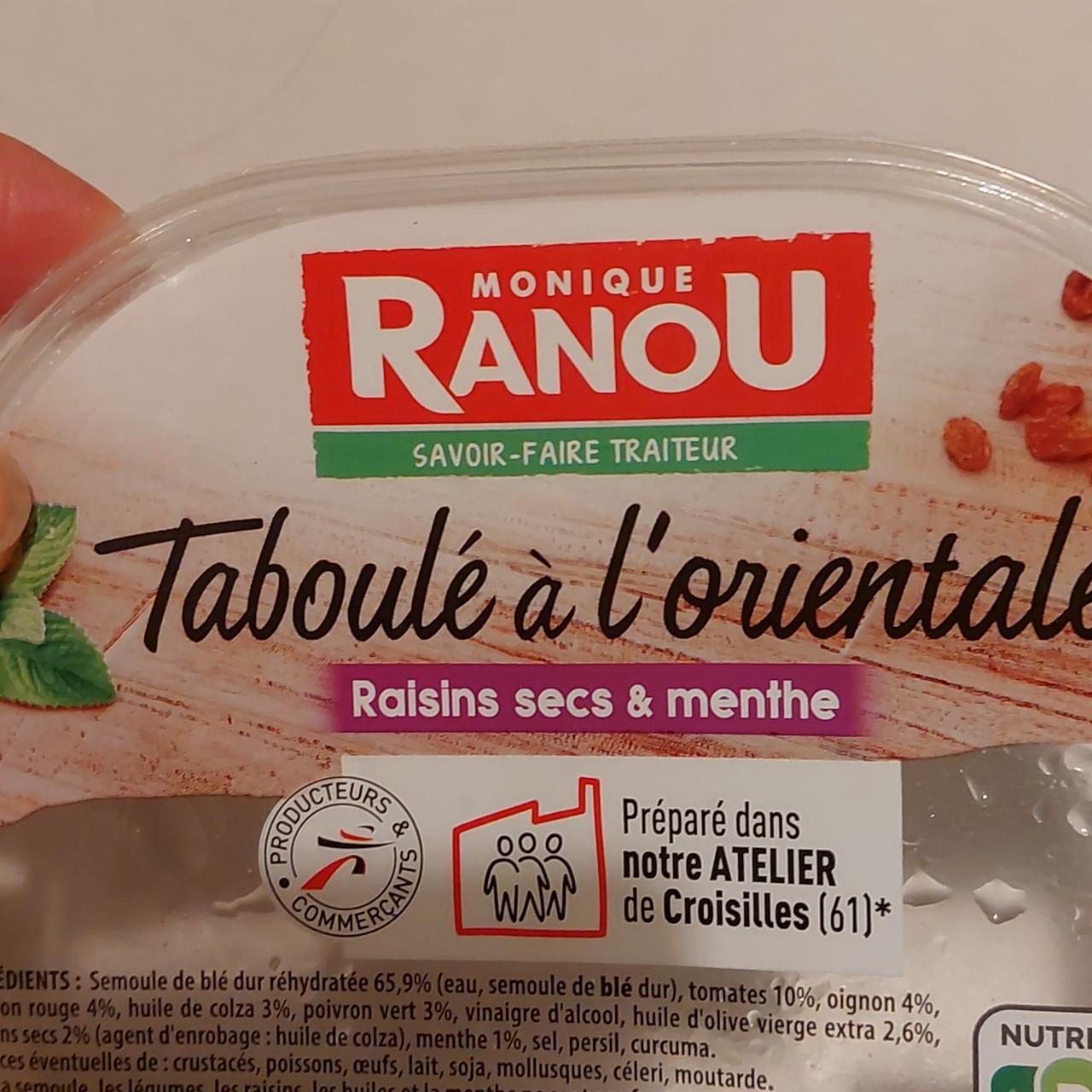 Fotografie - Taboulé à l'orientale Raisins secs & menthe Monique Ranou