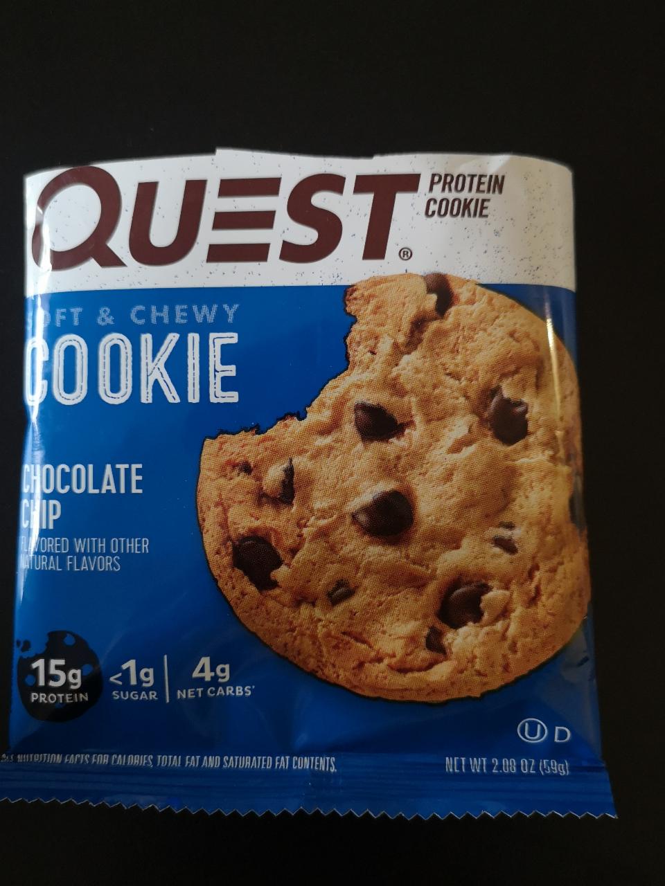Fotografie - Soft & chewy cookie chocolate chip Quest