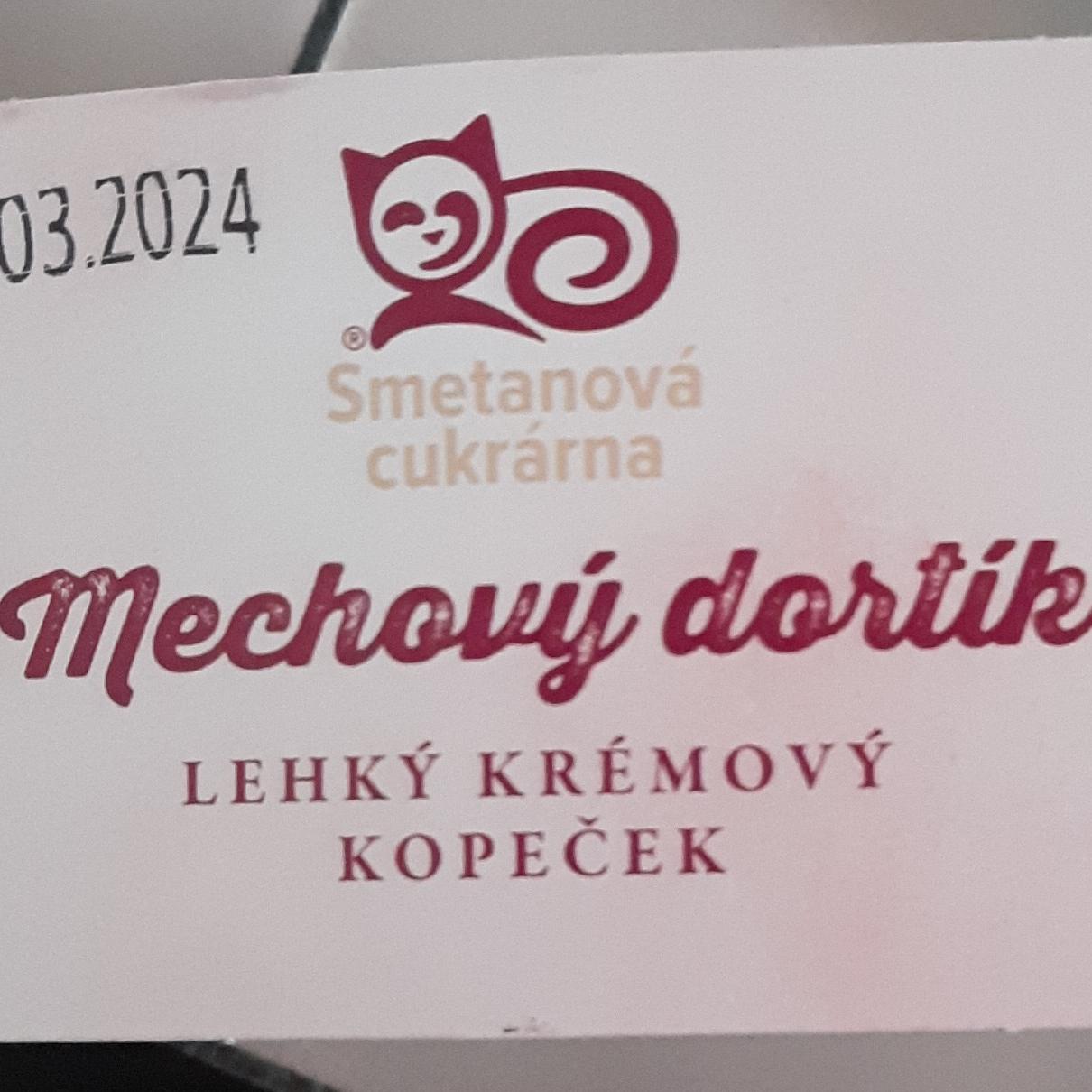 Fotografie - Mechový dortík Smetanová cukrárna
