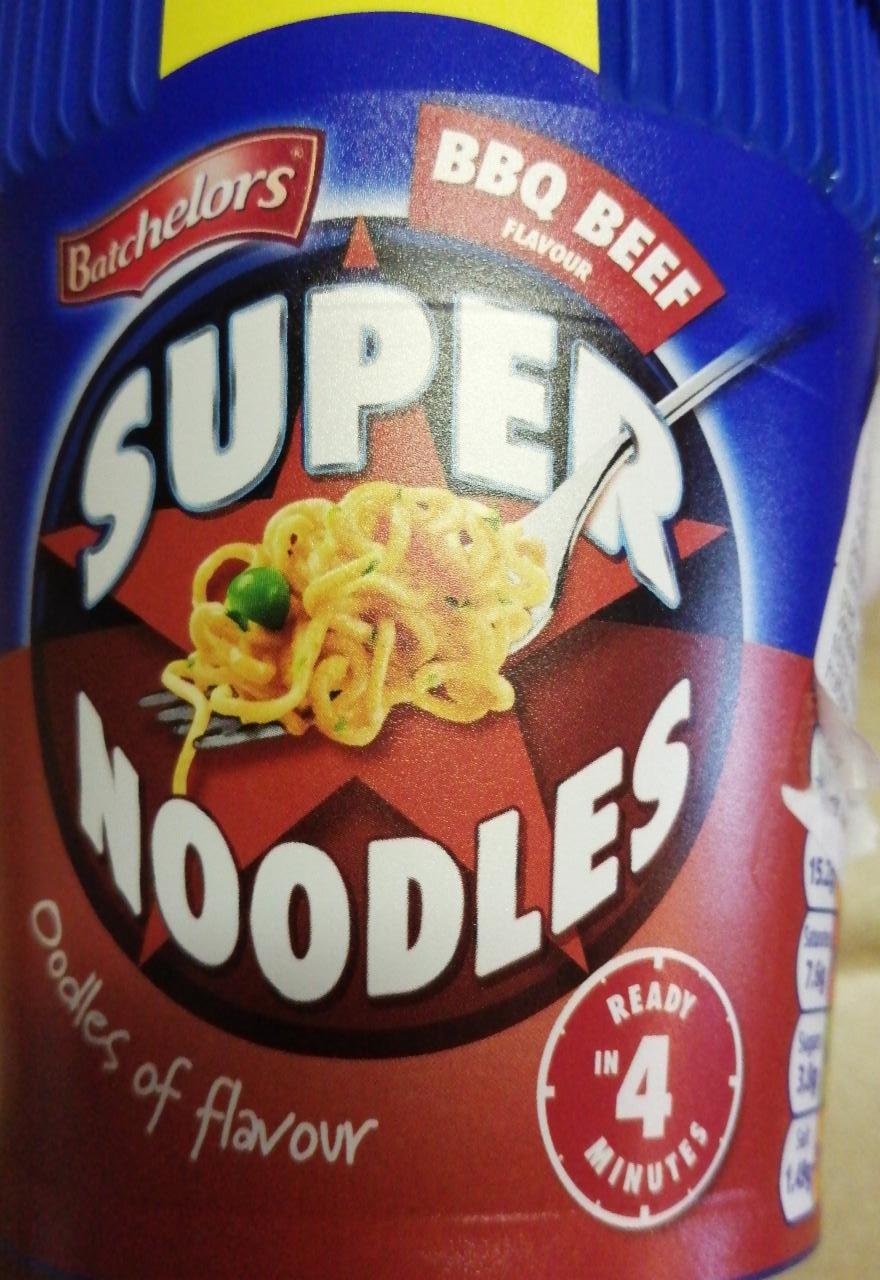 Fotografie - Super Noodles BBQ Beef Flavour Batchelors