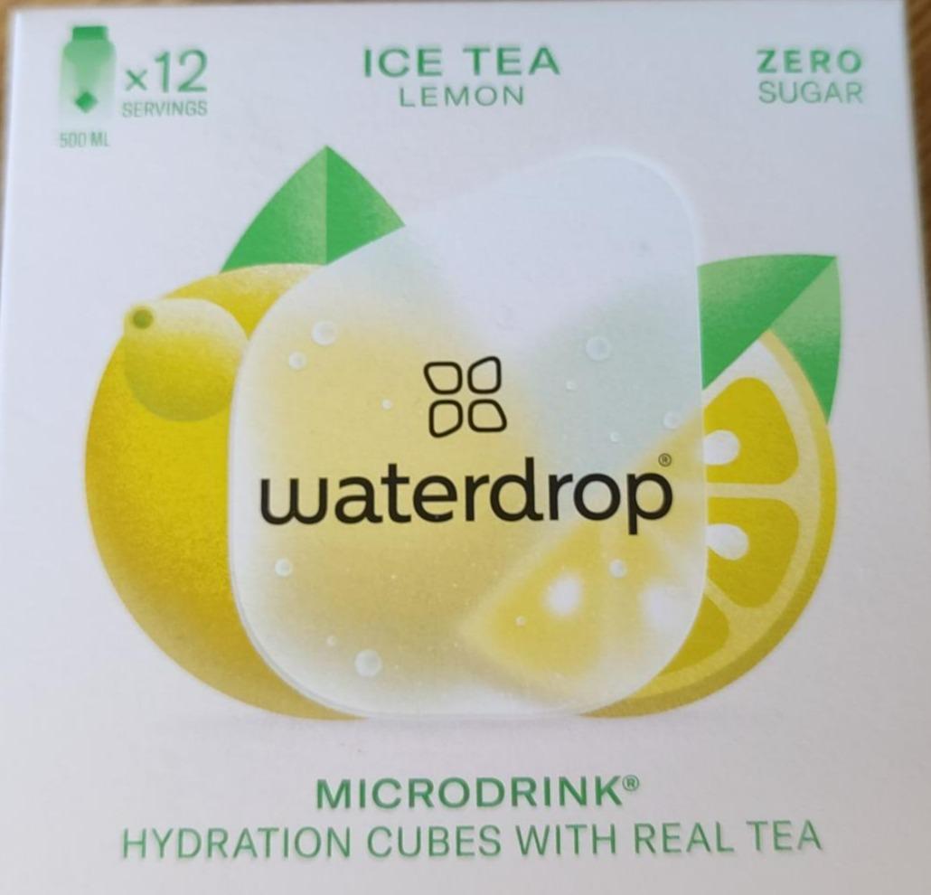 Fotografie - Ice tea lemon Waterdrop