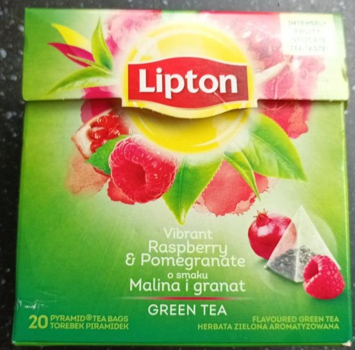 Fotografie - Green tea Raspberry & Pomegranate Lipton