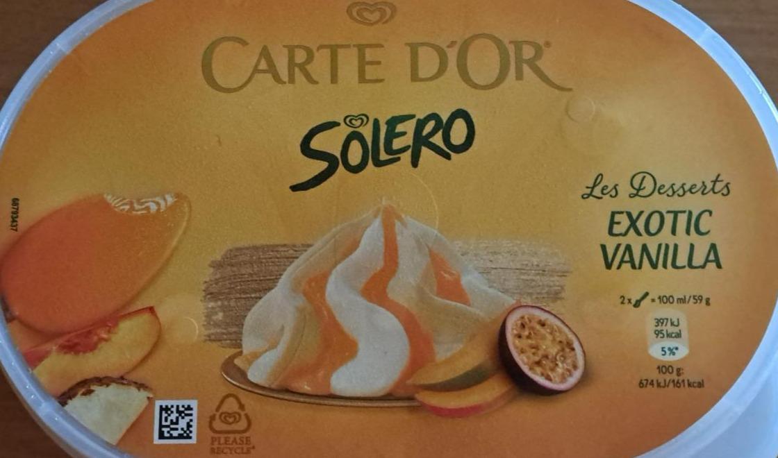 Fotografie - Les Desserts Exotic Vanilla Solero Carte d'Or