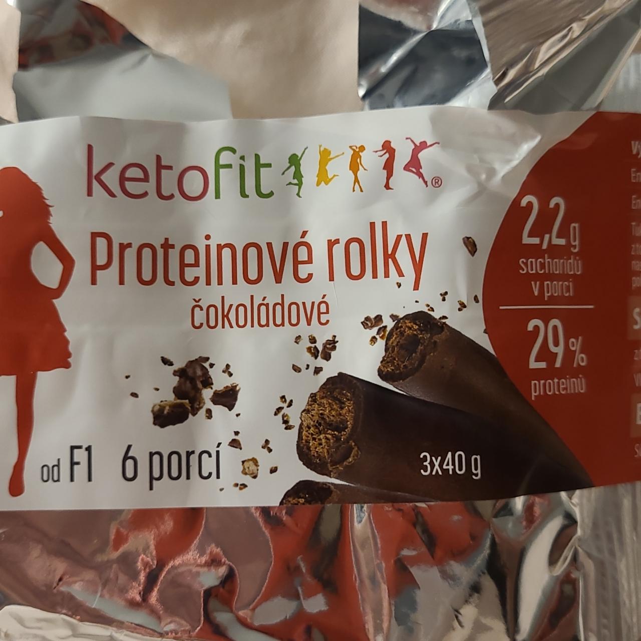 Fotografie - Proteinové rolky čokoládové KetoFit