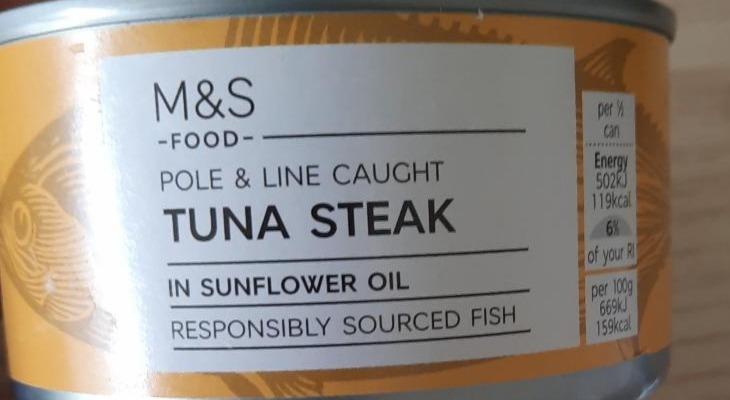 Fotografie - tuna steak m&s
