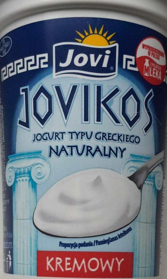 Fotografie - Jovikos naturalny jogurt typu grackiego kremowy Jovi