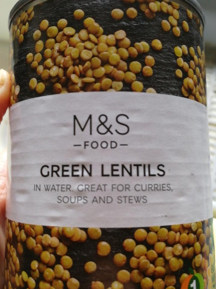 Fotografie - Green lentils in water M&S Food