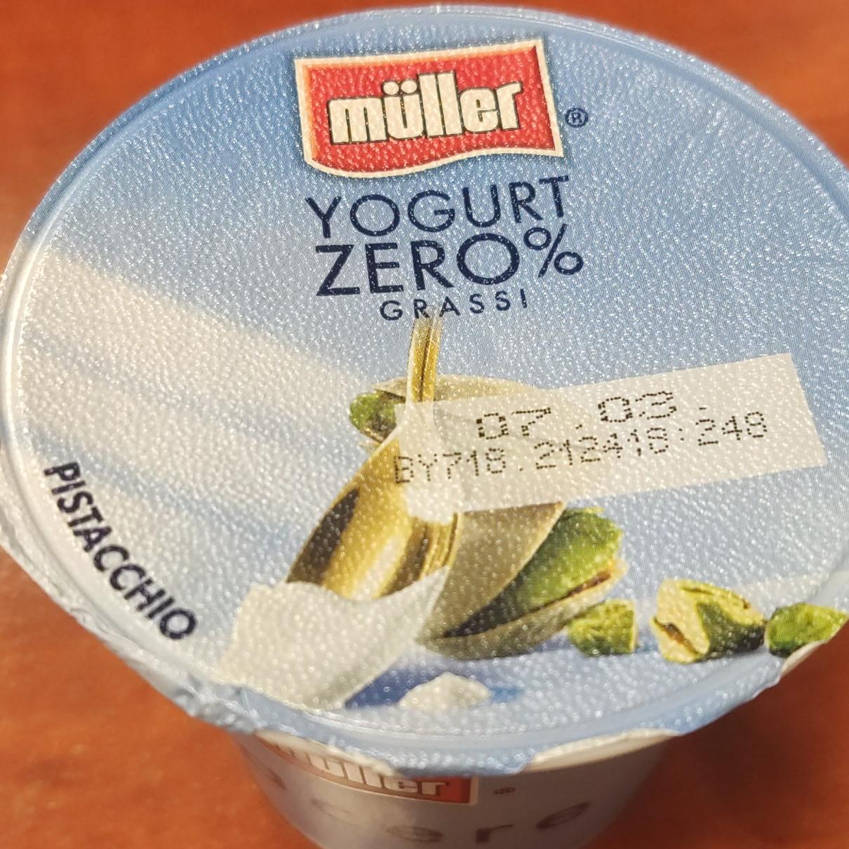 Fotografie - Yogurt Zero% Grassi Pistacchio Müller