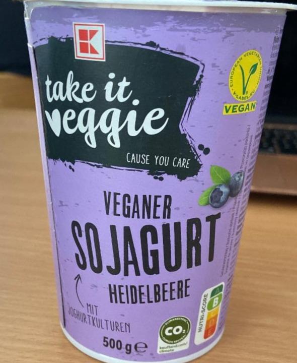 Veganer Sojagurt Take it veggie - kalorie, kJ a nutriční hodnoty