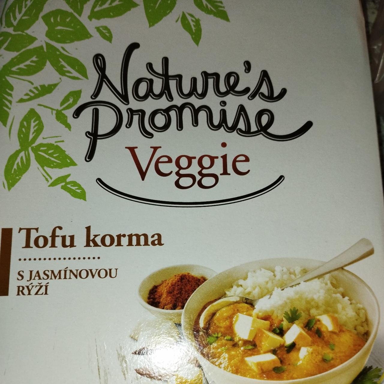 Fotografie - Veggie tofu korma s jasmínovou rýží Nature's Promise