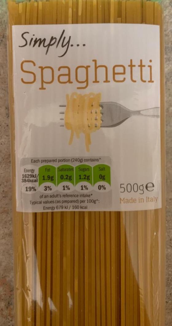 Fotografie - Spaghetti Simply