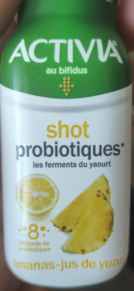 Fotografie - Activia shots probiotiques ananas-jus de yuzu