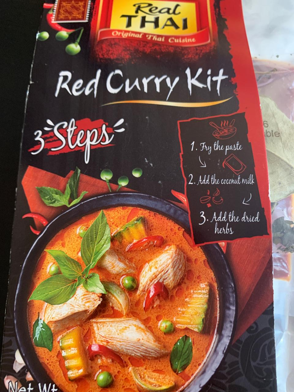 Fotografie - Red Curry kit 3 steps Real Thai