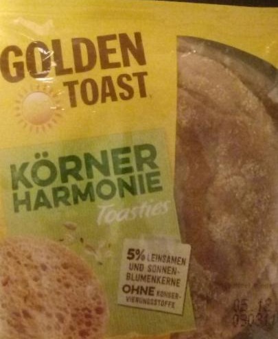 Fotografie - Körner Harmonie Toasties Golden Toast