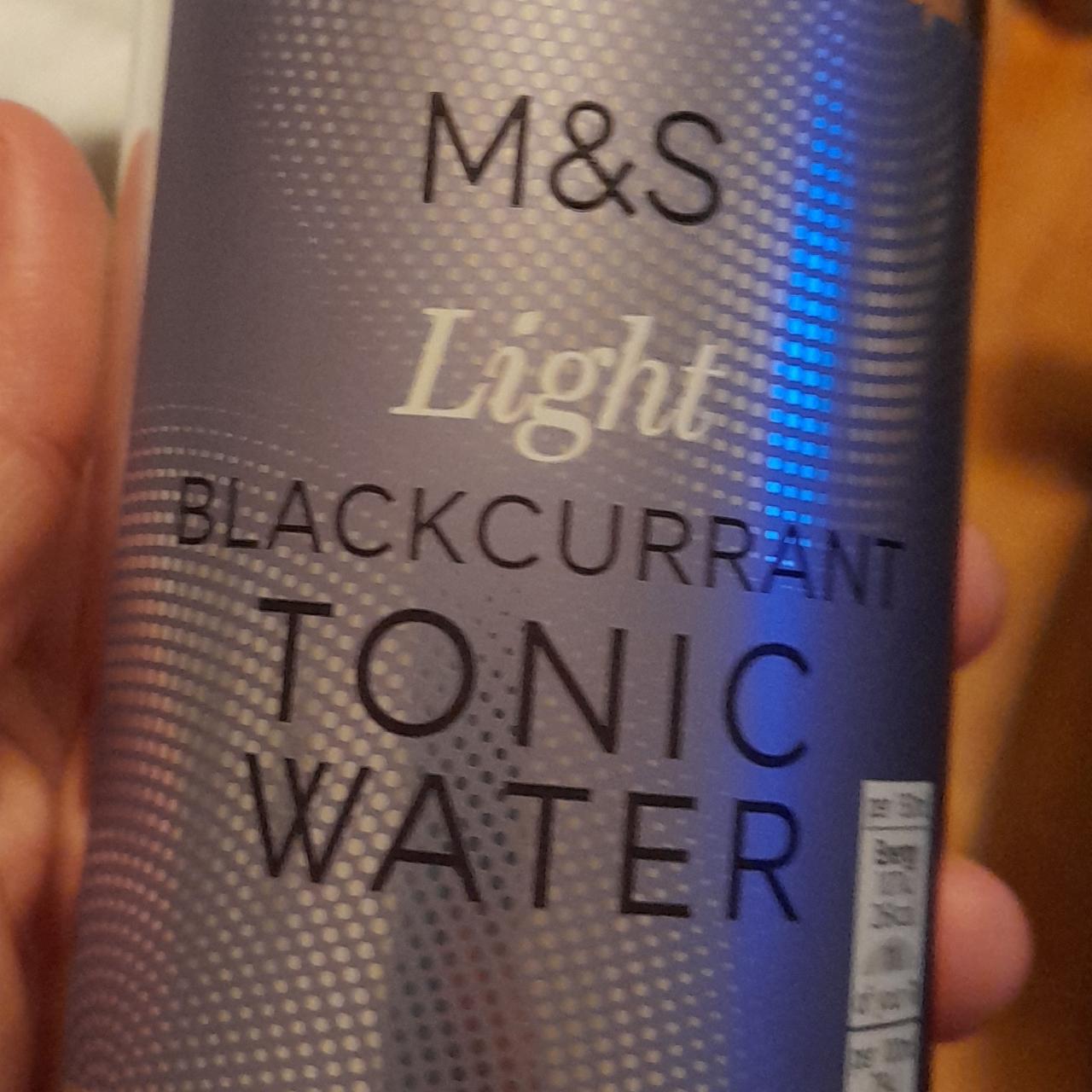 Fotografie - Light blackcurrant tonic water Marks & Spencer