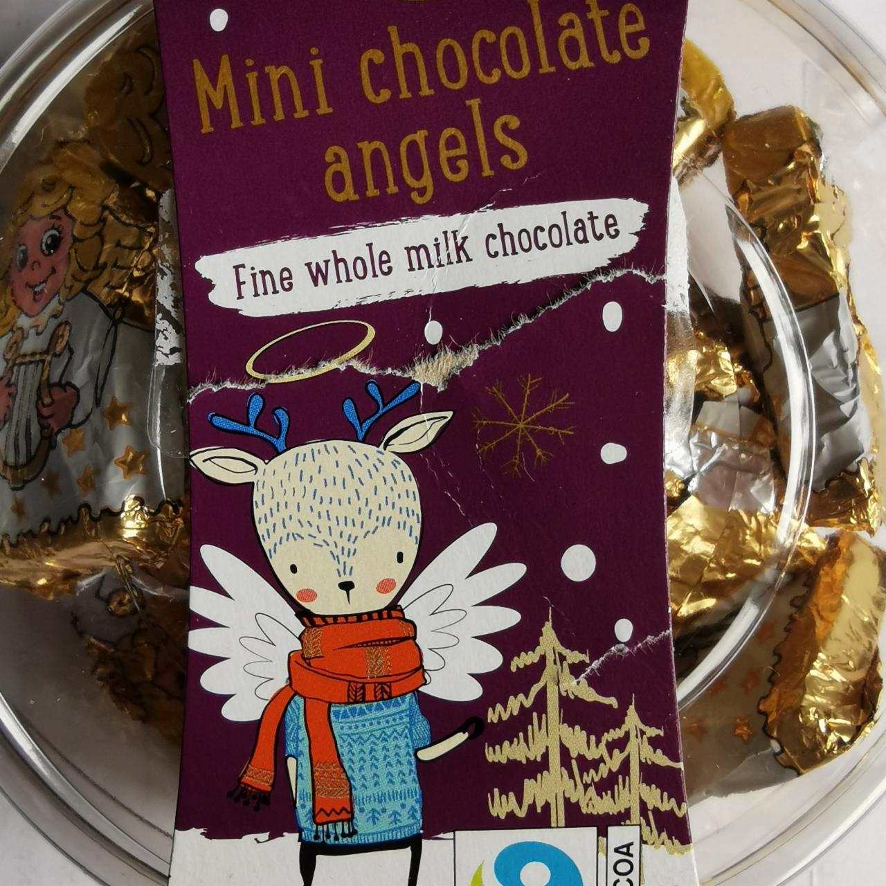 Fotografie - Mini chocolate angels FIne whole milk chocolate Chocola