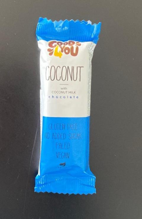 Fotografie - Coconut with coconut milk chocolate Good4you
