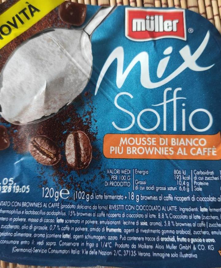 Fotografie - Mix Soffio Mousse di Bianco Più Brownies al Caffè Müller