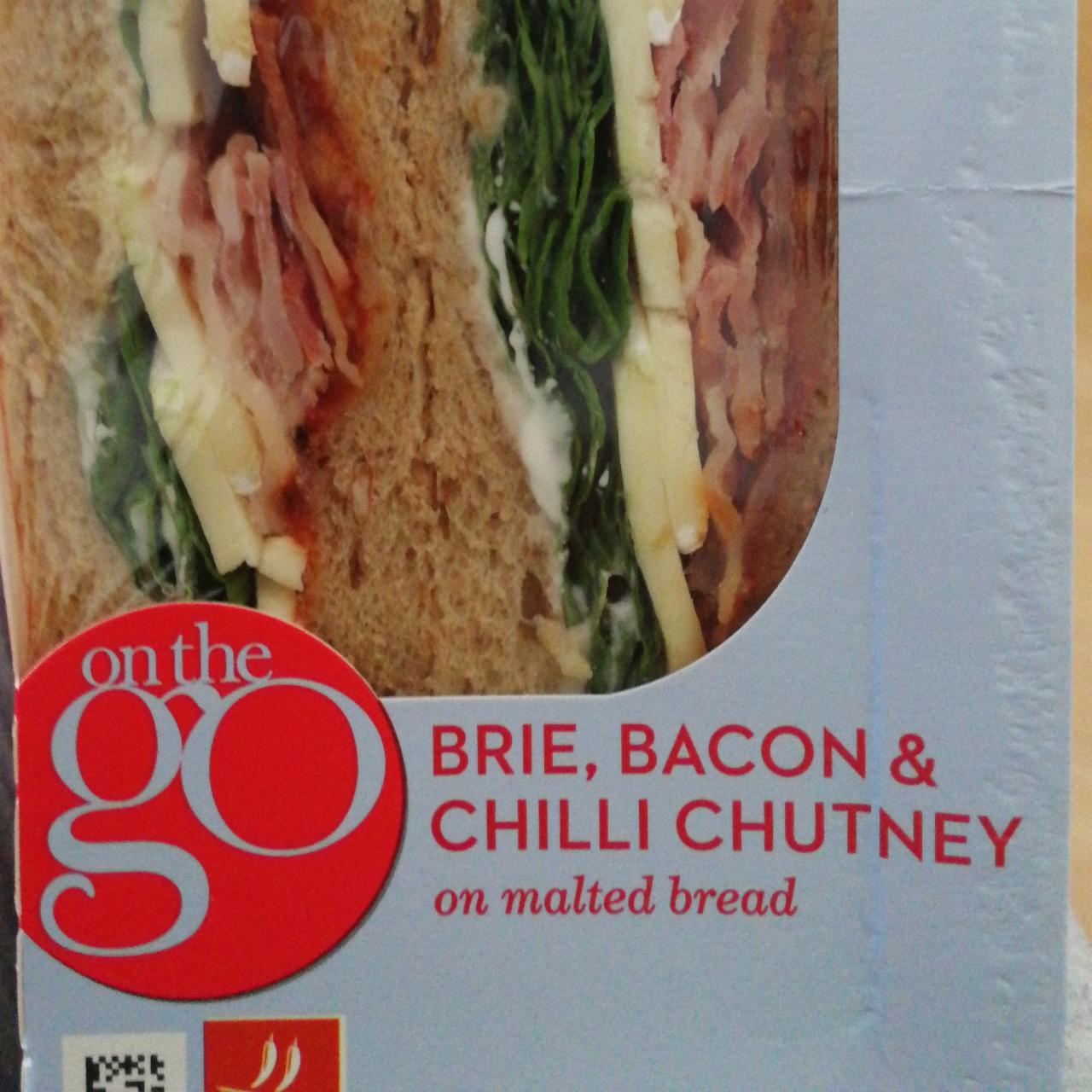 Fotografie - Brie, bacon & chilli chutney sandwich Sainsbury's