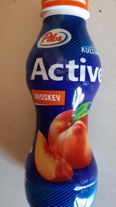 Fotografie - Active Jogurtový nápoj broskev - Pilos