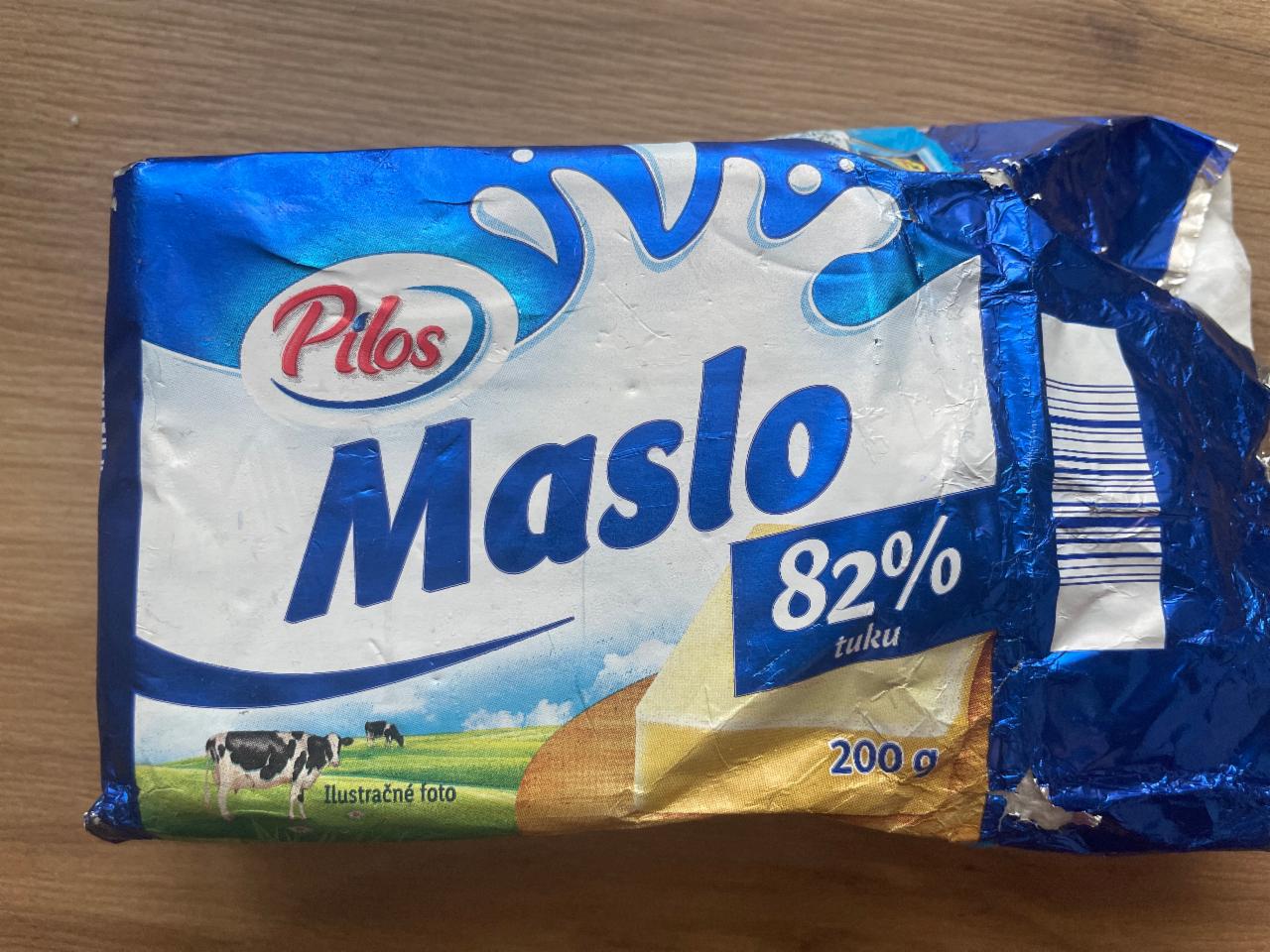 Fotografie - Maslo 82% tuku Pilos