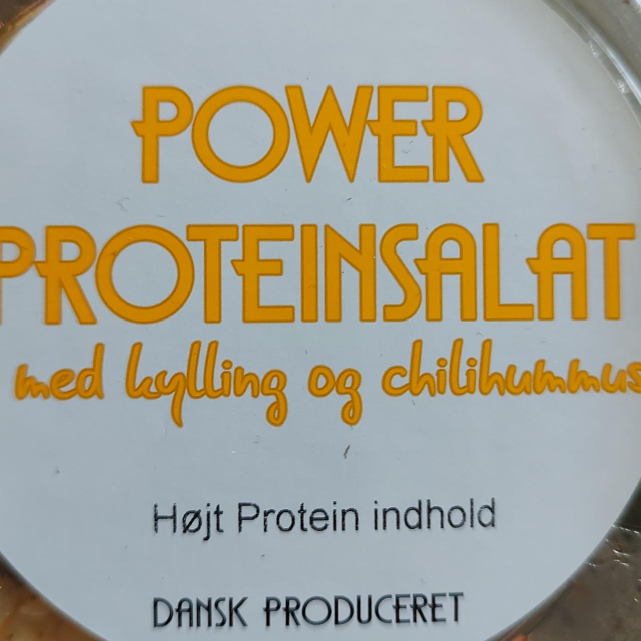 Fotografie - Power Proteinsalat med killing og chilihummus