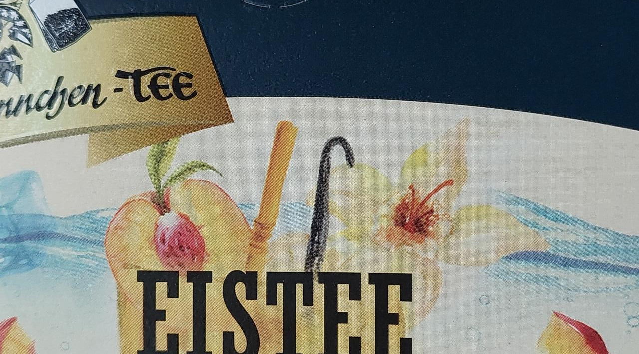 Fotografie - EISTEE Weißer Tee Pfirsich-Vanille Goldmännchen Tee