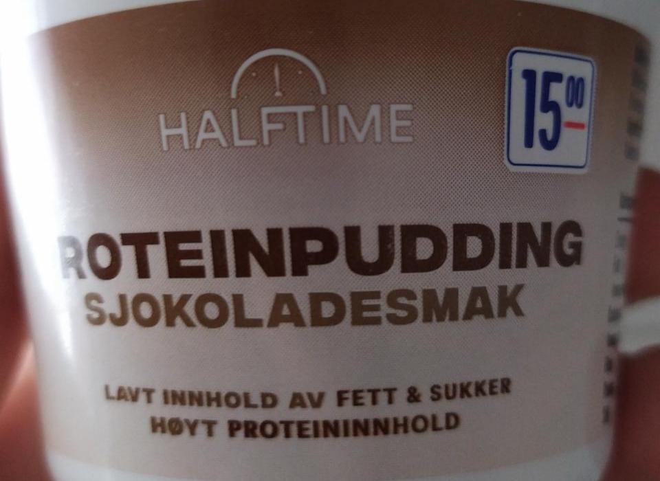 Fotografie - Proteinpudding sjokolade smak halftime