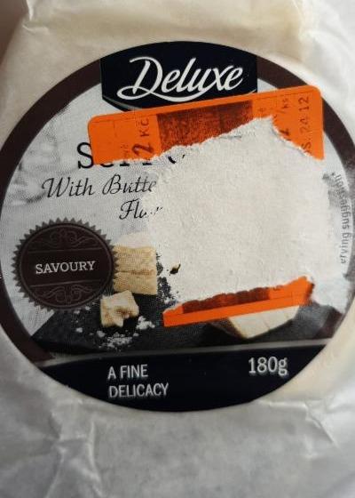 Fotografie - Měkký zrající sýr s bílou plísní na povrchu s máslovou náplní s lanýžovou příchutí Deluxe