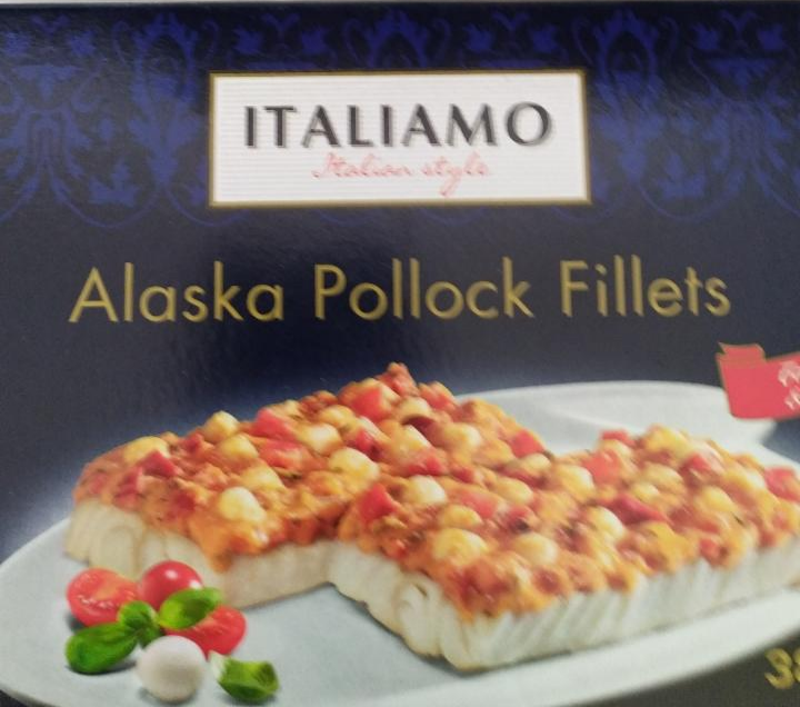 Fotografie - Alaska Pollock Fillets tomatoes & cheese Italiamo