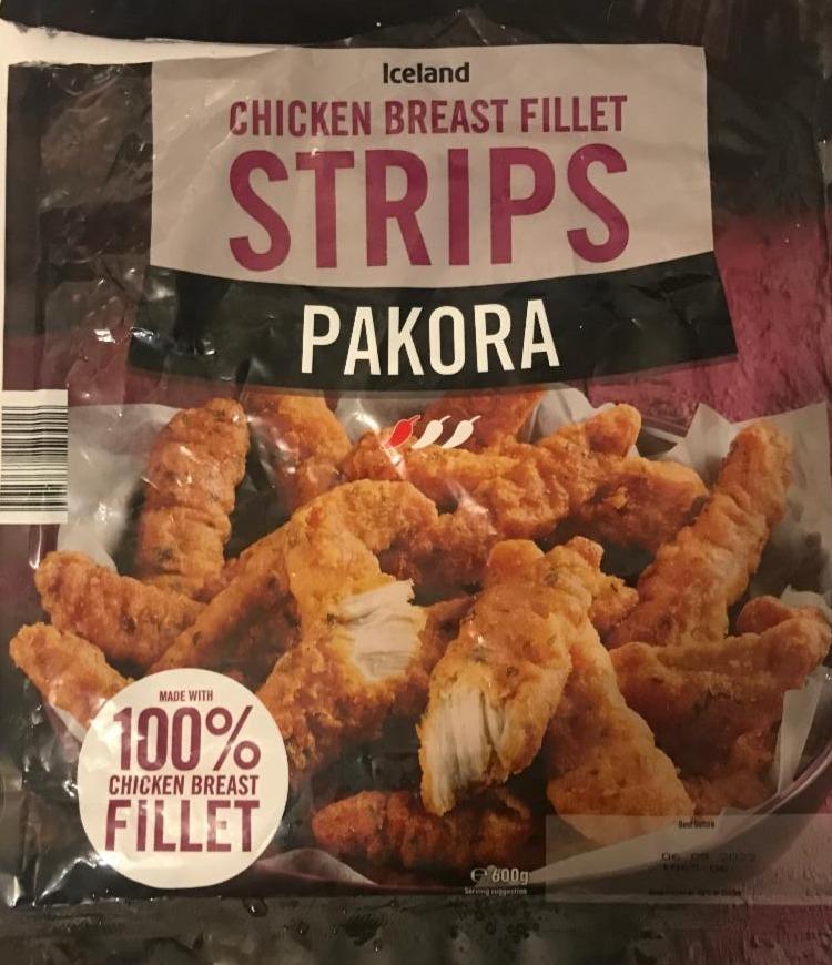 Fotografie - Chicken breast fillet strip pakora Iceland