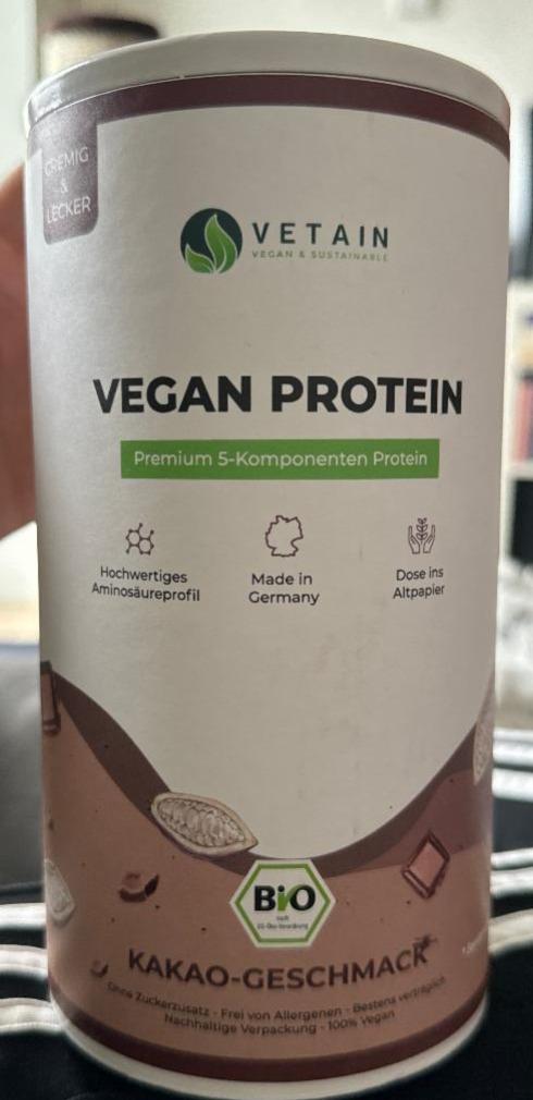 Fotografie - Bio Vegan Protein Kakao-Geschmack Vetain