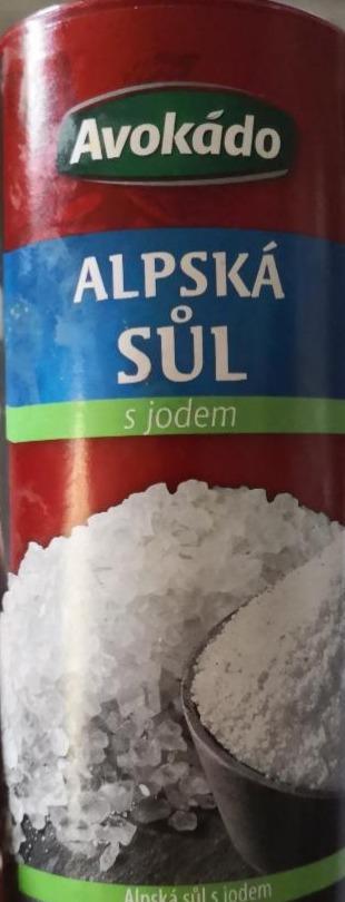 Fotografie - Alpská sůl s jódem Avokádo 